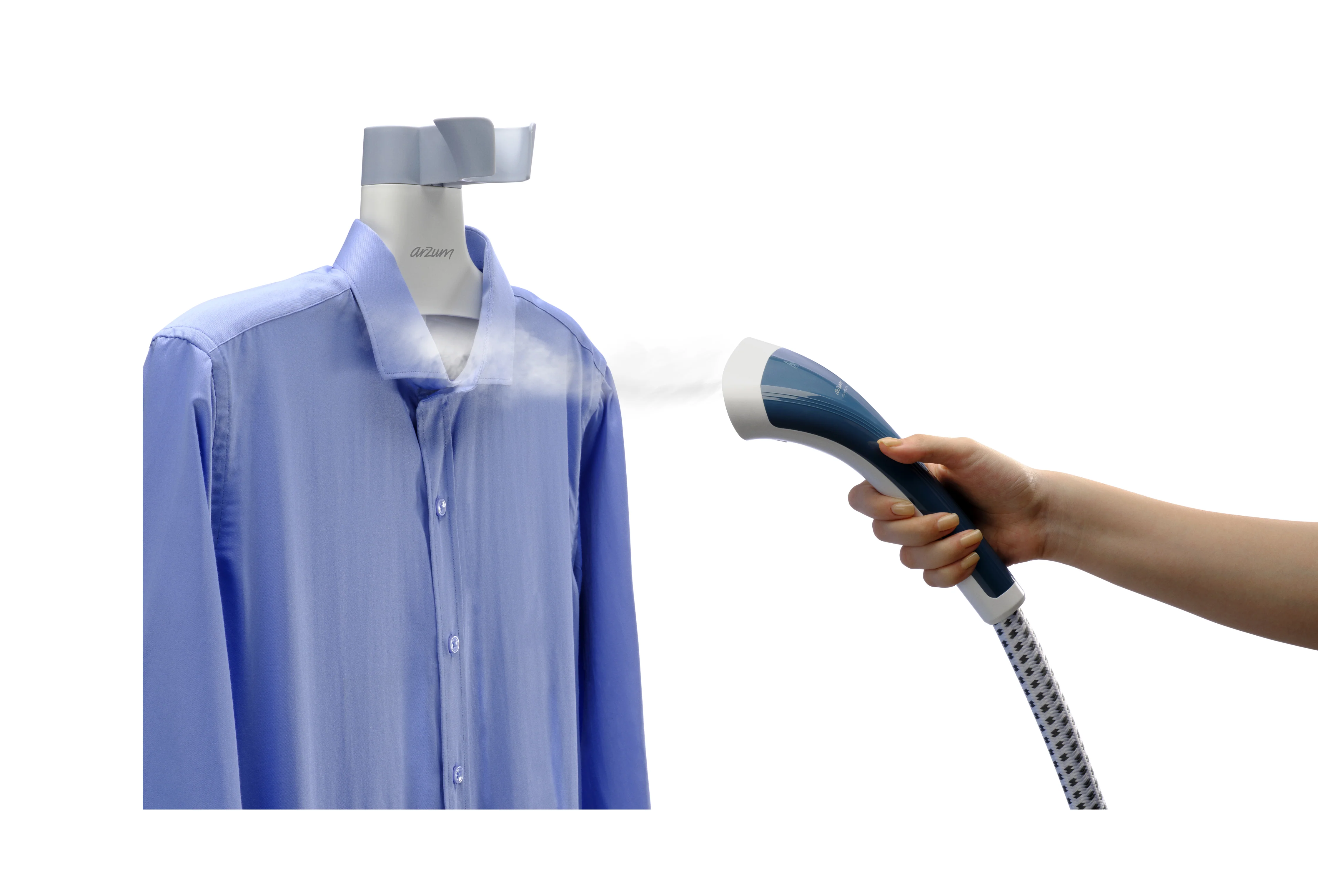 ARZUM AR6047-16 GARMENT STEAMER 1600 W, 3 steam settings- BLUE - Image 8