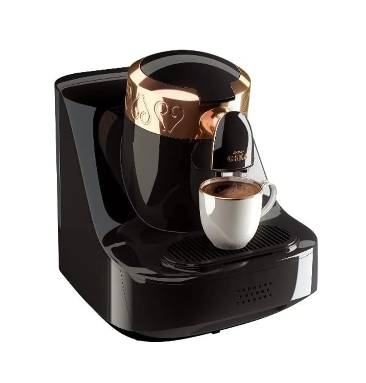 ARZUM OKKA TURKISH COFFEE MACHINE OK001 Black/Copper+ARZUM AR2092 GRILETTO PRO ELECTRICAL GRILL Free Gift - Image 5
