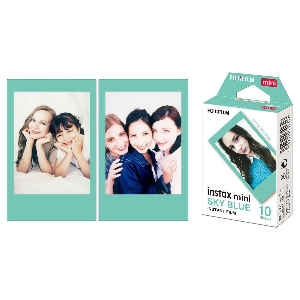 Fujifilm instax mini film sky blue (50 sheets) - Image 3
