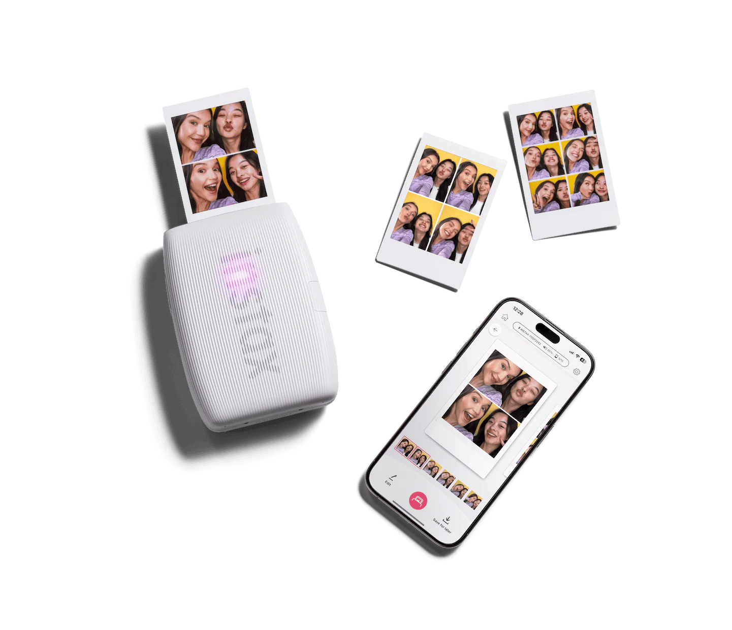 Fujifilm Instax Mini Link 3 SmartPhone printer (White)+Instax Mini Pal Digital Camera (White) Giftš - Image 6