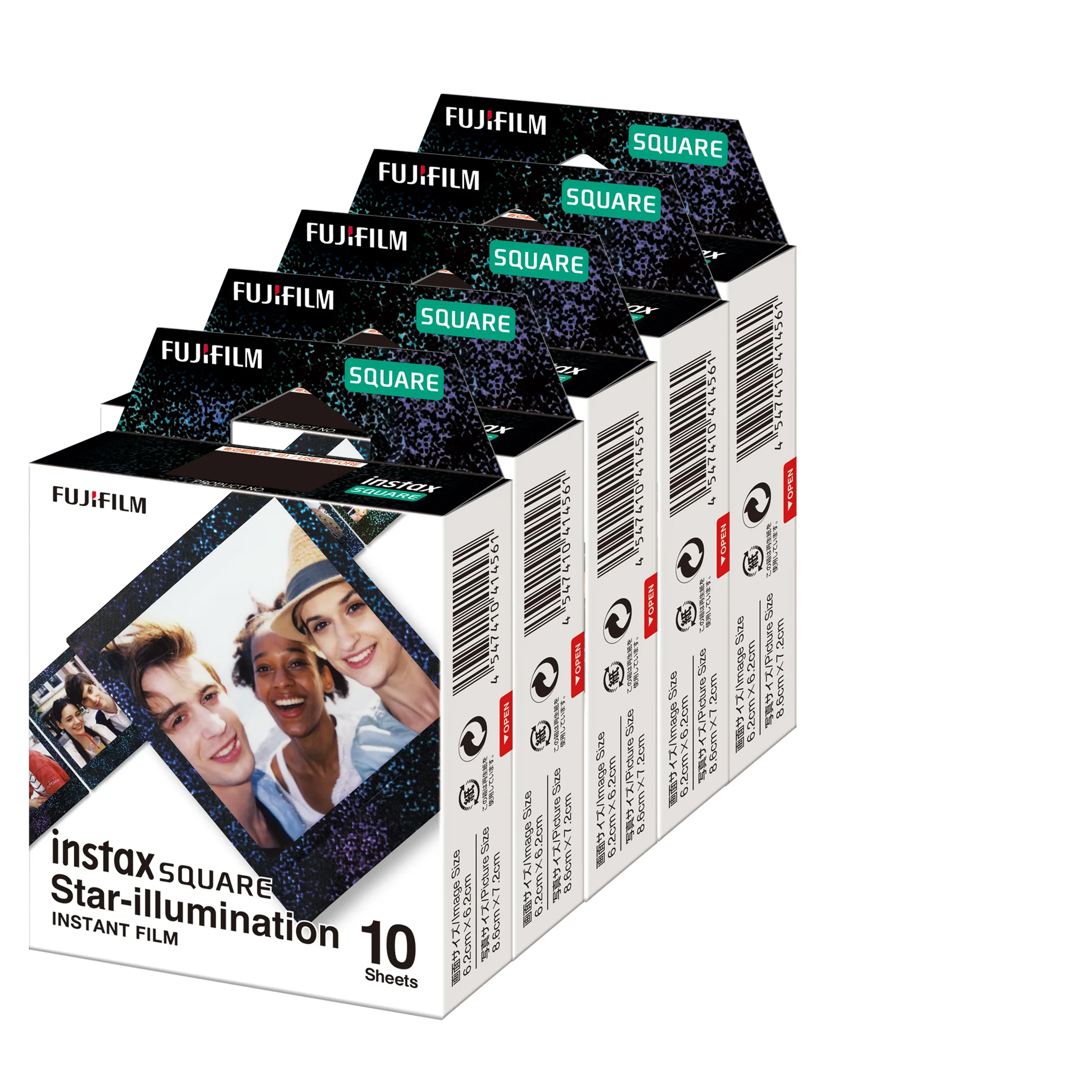 Fujifilm instax square film star-illumiinattion (50 sheets)