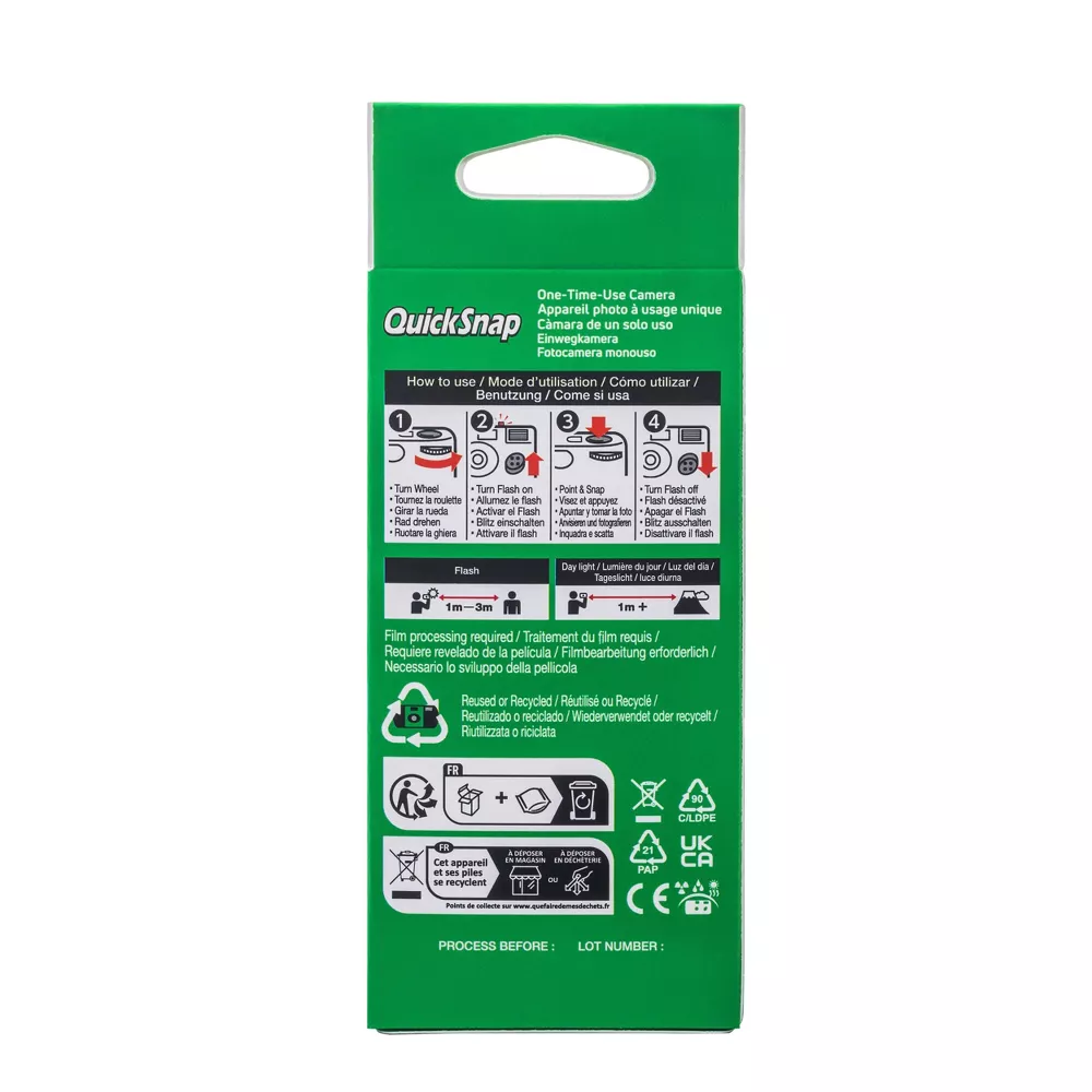 Fujifilm QuickSnap Flash 400 One-Time-Use Camera - 27 Exposures - Image 8