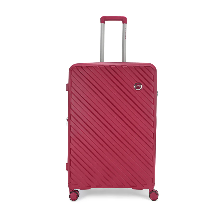 HAZE PLUS 8Wheel,Hard Trolley,TSA, Expandable, L-77cm(RED)