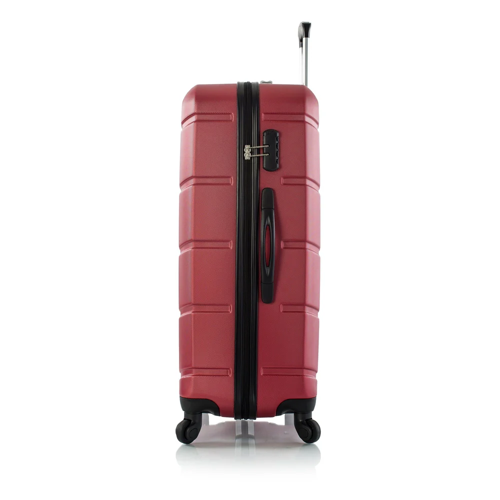 heys armourlite 4-wheel hard luggage tsa lock 3pcs set (red) - Image 14