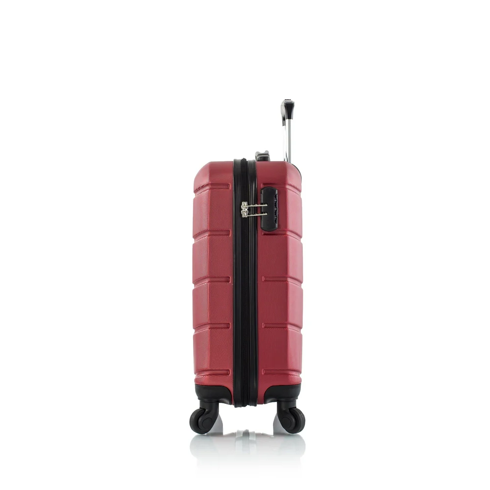 heys armourlite 4-wheel hard luggage tsa lock 3pcs set (red) - Image 5