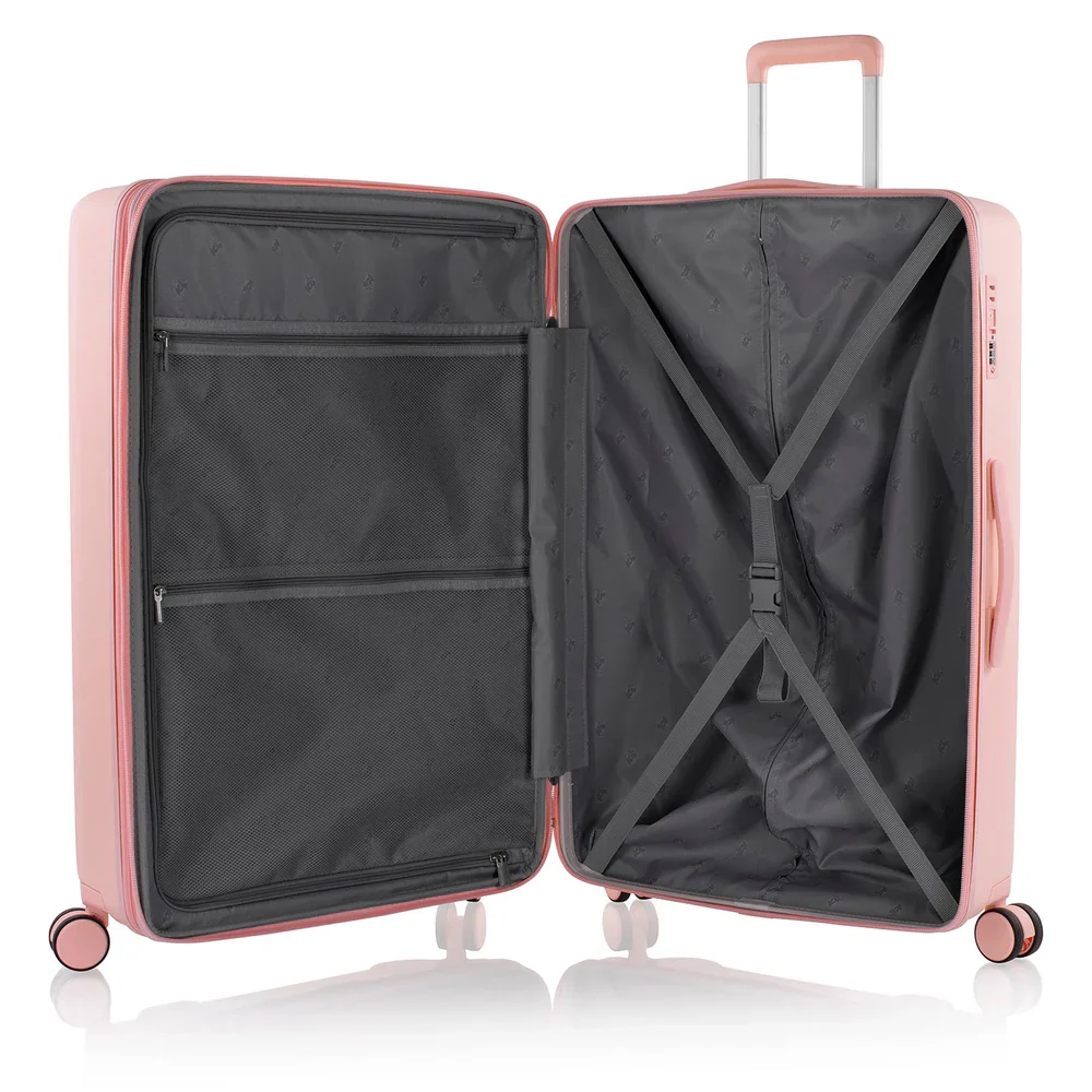 HEYS PASTEL 8Wheel,Hard Trolley, TSA, Expandable, 3Pcs Set (BLUSH) - Image 6