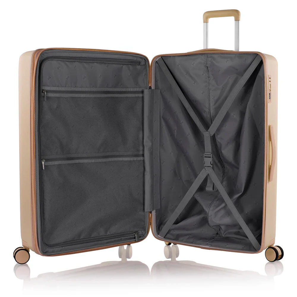 HEYS PASTEL 8Wheel,Hard Trolley ,TSA, Expandable, 3Pcs Set (WHITISH BROWN) - Image 9