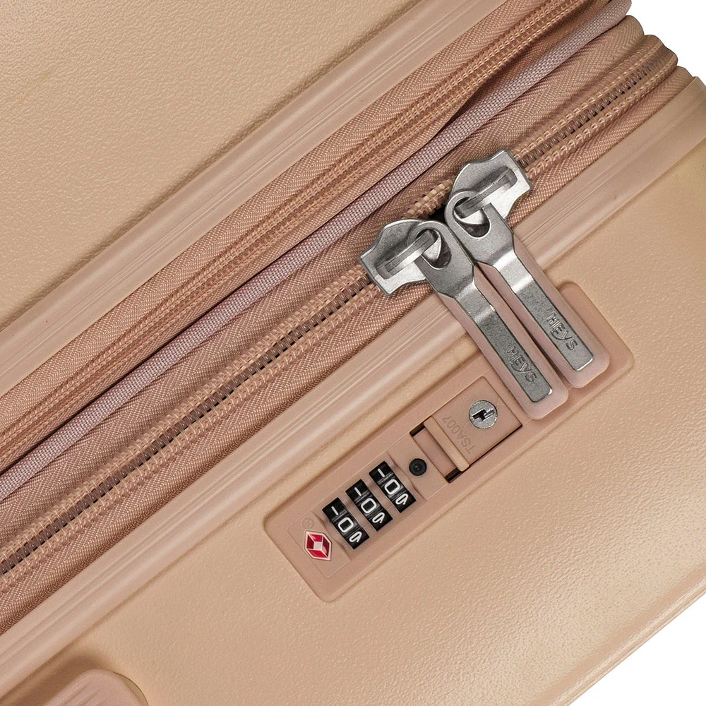 HEYS PASTEL 8Wheel,Hard Trolley, TSA, Expandable, M-65cm(WHITISH BROWN) - Image 7