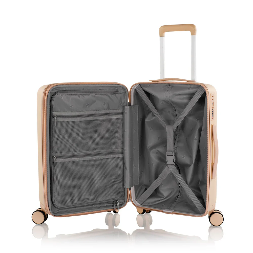 HEYS PASTEL 8Wheel,Hard Trolley, TSA, Expandable, S-53cm(WHITISH BROWN) - Image 6