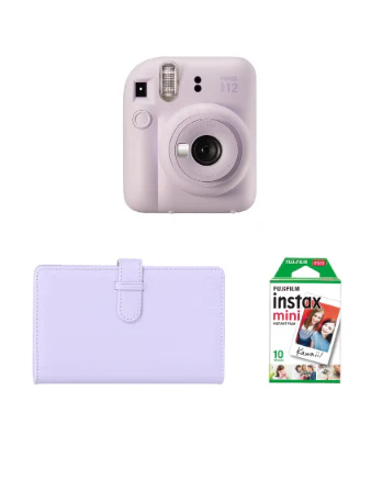 Instax Camera Mini 12 Joy Pack (Lilac Purple)