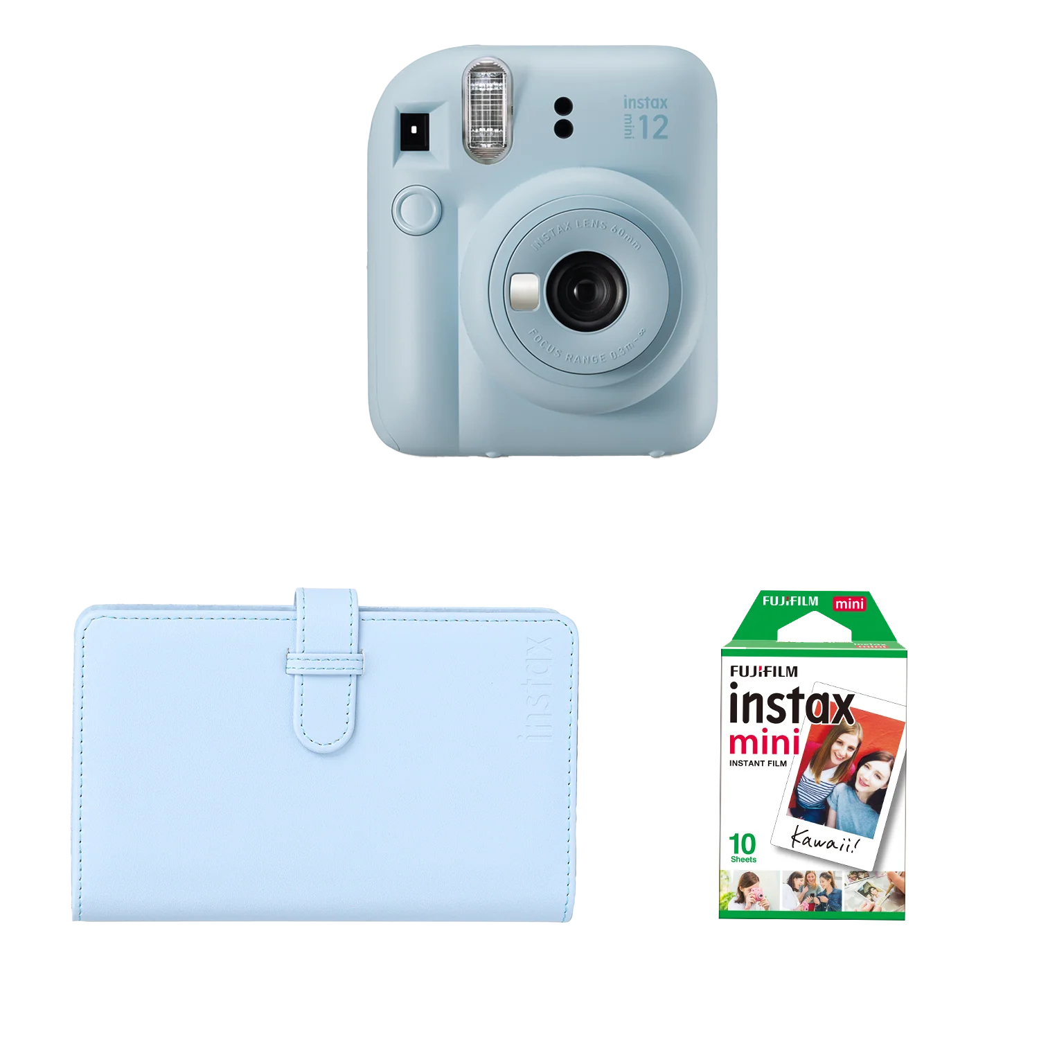 Instax Camera Mini 12 Joy Pack (Pastel Blue)