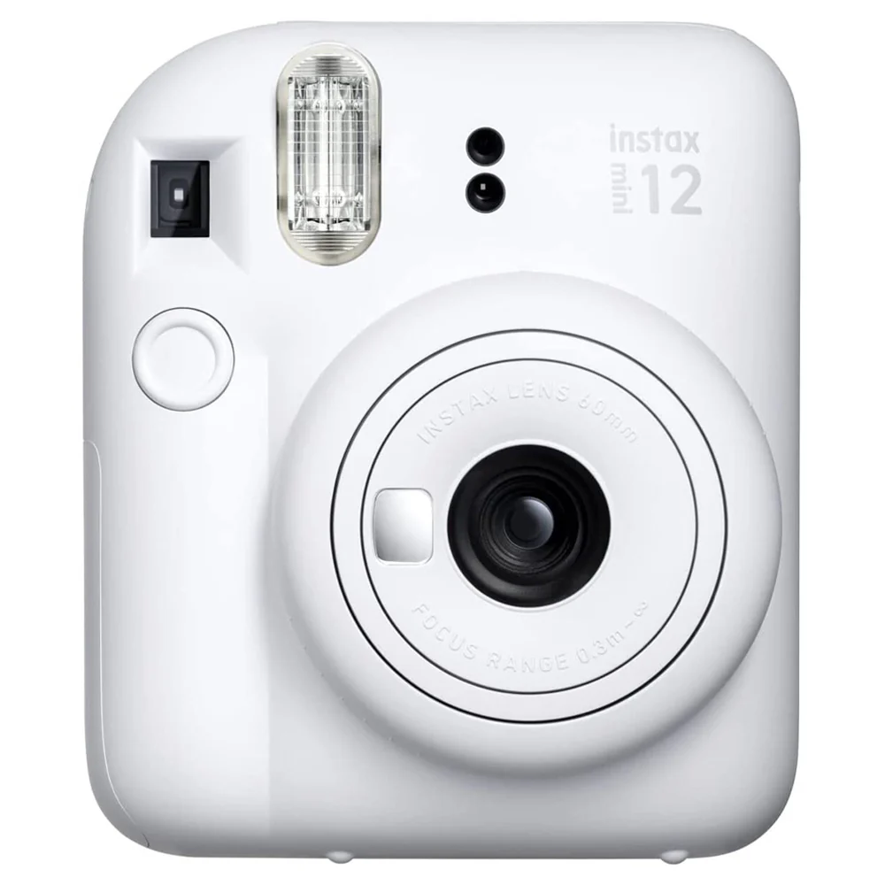 Instax Mini 12 Instant Film Camera Clay White + Pack 10 Film - Image 3
