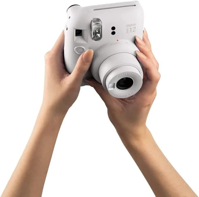 Instax Mini 12 Instant Film Camera Clay White + Pack 10 Film - Image 6