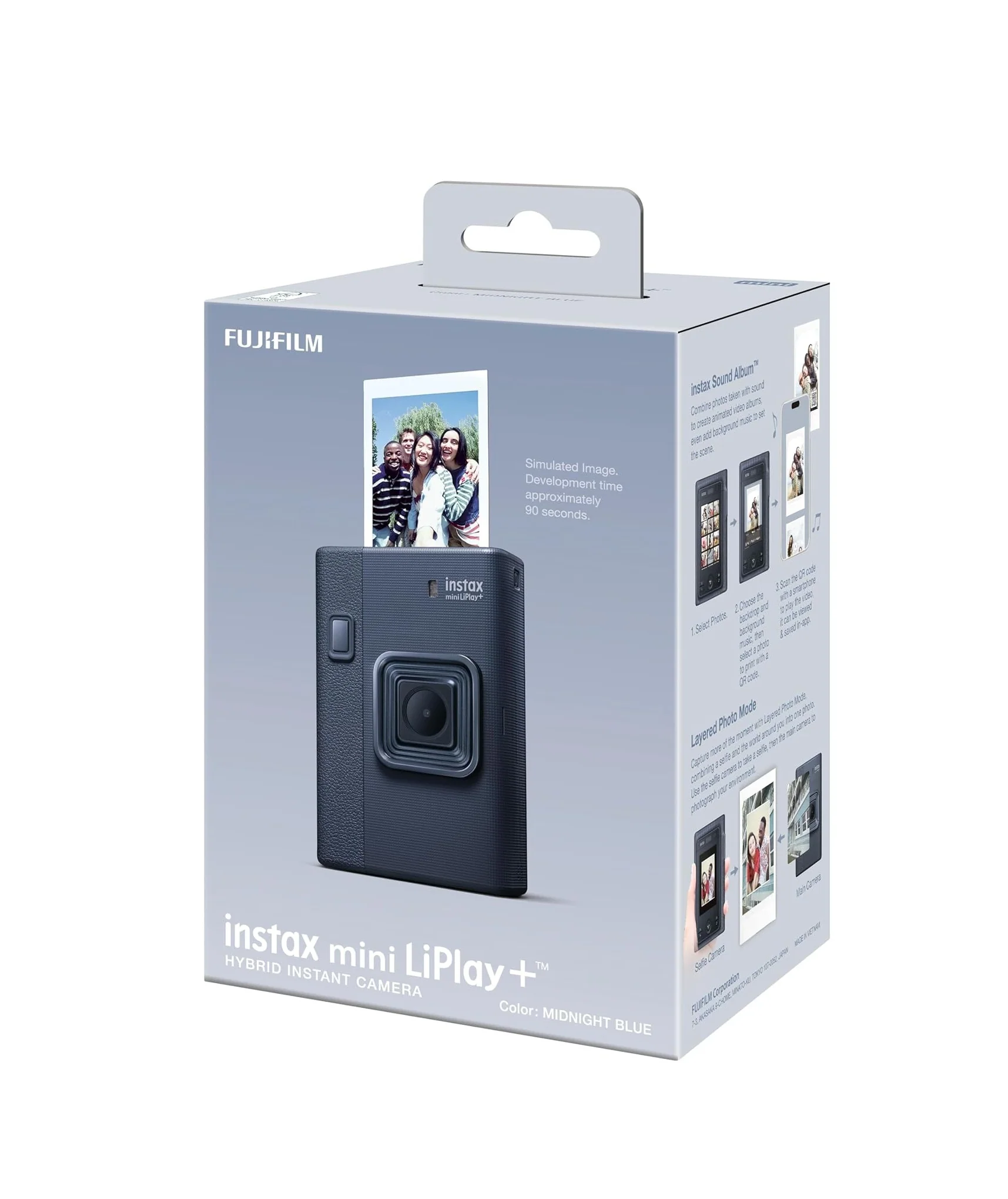 Instax Mini LiPlay+ Hybrid Digital Camera for Instant Movies and Photo Printer, with 6 x 4 cm Rear LCD Screen, Audio Recording Capabilities, Dual Cameras - Main Selfie and Wide Angle - Image 29