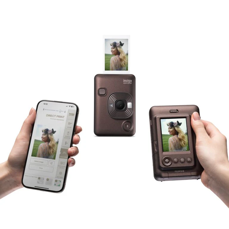 INSTAX Mini LIPLAY Hybrid Instant Camera - (Deep Bronze) - Image 4
