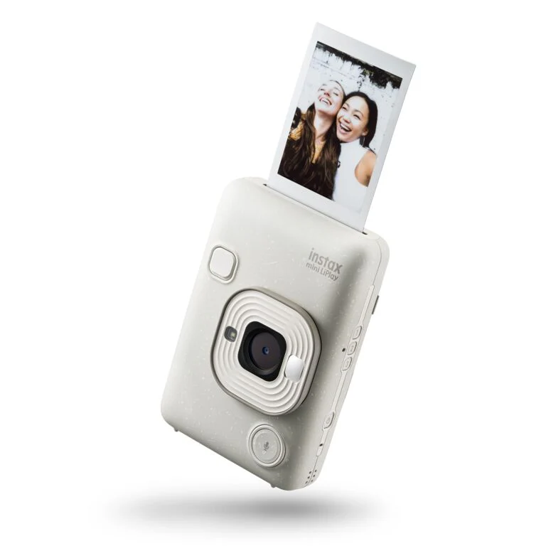 INSTAX Mini LIPLAY Hybrid Instant Camera - (Misty White) - Image 2