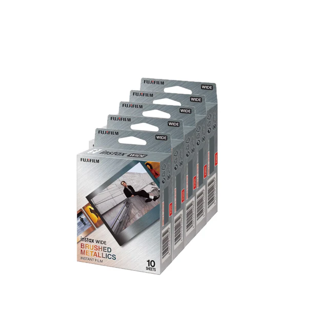 INSTAX WIDE BRUSHED METAL FILM (50 Film Sheet)