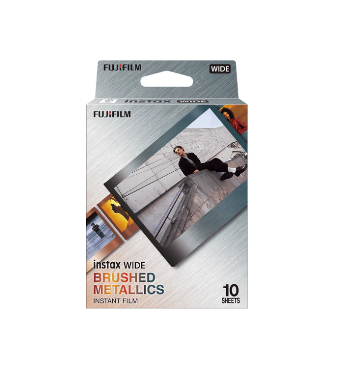 INSTAX WIDE BRUSHED METAL FILM (50 Film Sheet) - Image 3
