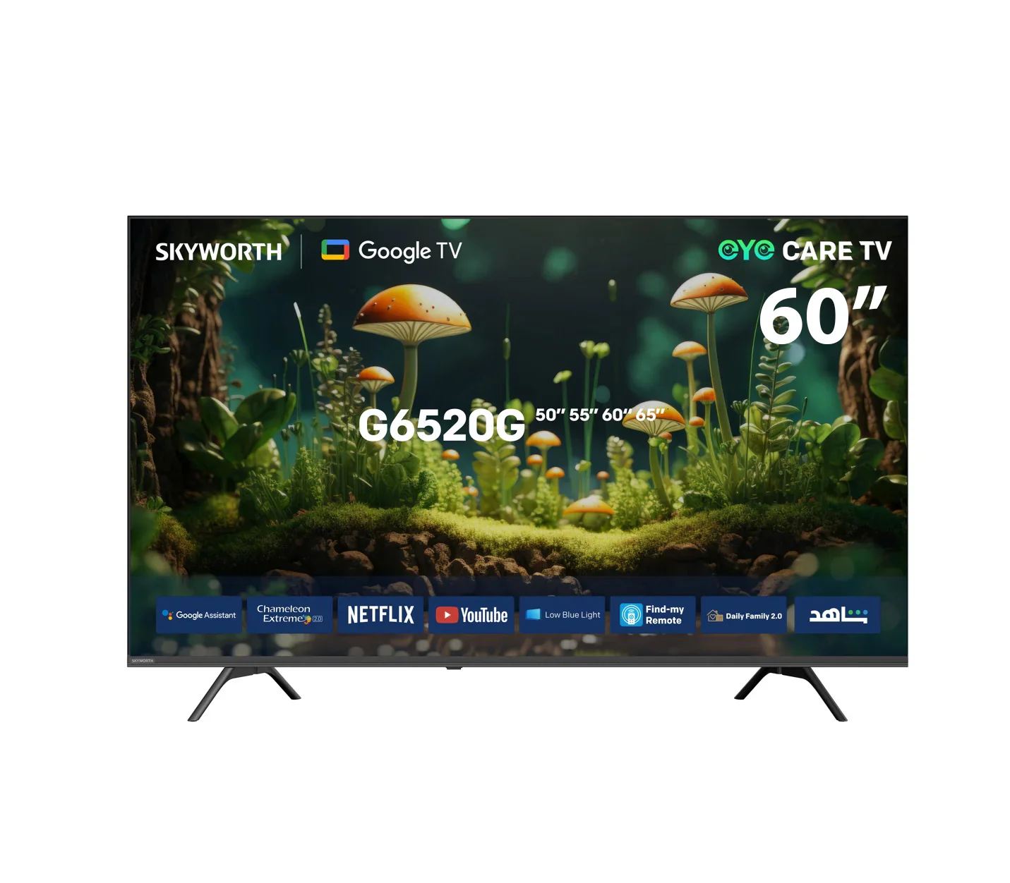 SKYWORTH 60G6520G - 60" UHD 4K LED TV (Google TV)