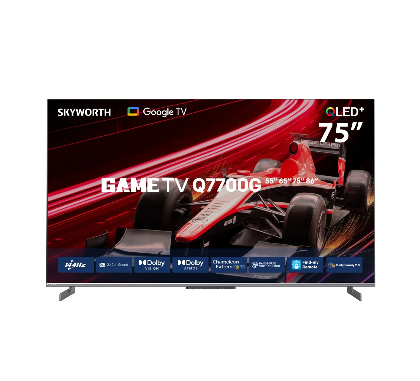 SKYWORTH 75Q7700G - 75" 4K QLED , 2.1 HDMI, 144 Hz (Google TV)