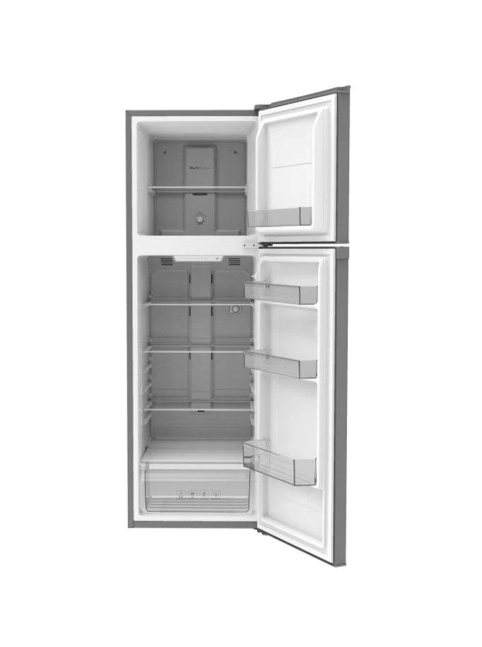 SKYWORTH SRD-325WTAPa - Double Door Refrigerator 9.9 CuFt (Ref 7.7+Freeezer 2.2 CuFt), Inverter, NO Frost, NET-280L (218L+62L) - Silver - Image 2