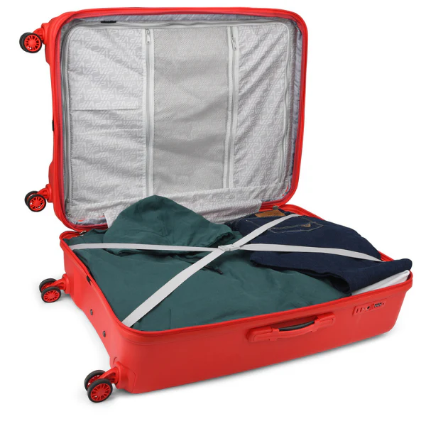 VIP Cityscape Plus Wheel Hard Luggage Set of 3PCS (Red) - Image 2