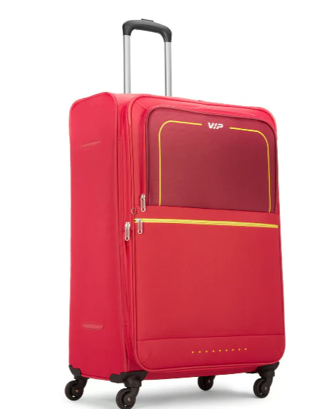 VIP EVOLVE PLUS 4Wheel, Soft Luggage , TSA, Expandable , L-79-LARGE (RED) - Image 3