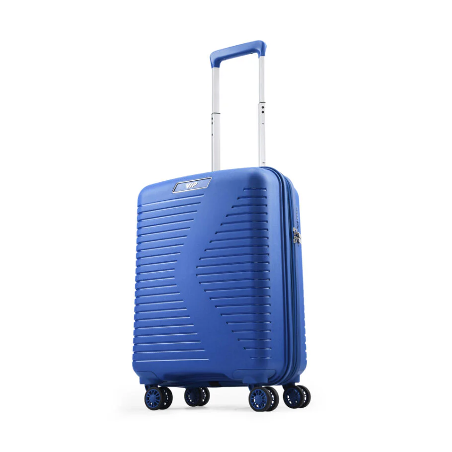 VIP Karl Plus Expandable 8 Wheel Hard Luggage TSA Lock Expandable (Cabin Size) Small-55cm 2.8kg (Blue) - Image 2