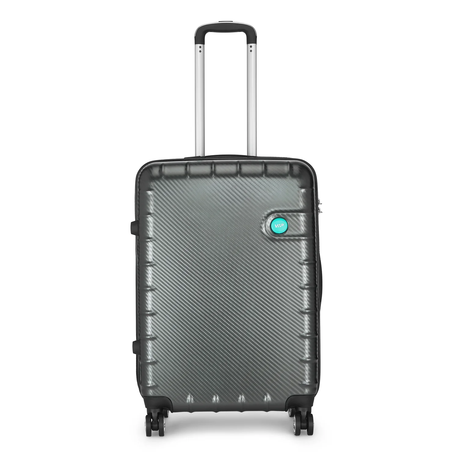 VIP LISBON 8 Wheel Hard Trolley Large 80cm 4.5kg (GREY) - Image 2