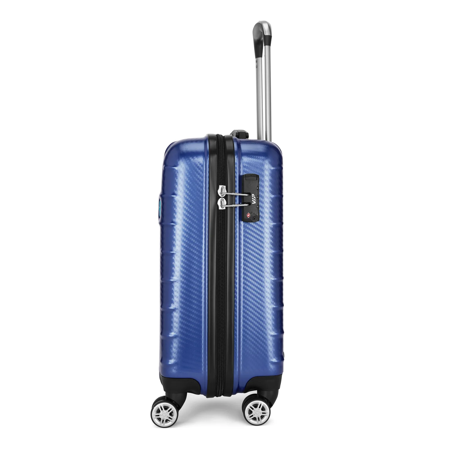 VIP LISBON 8W Hard Trolley-3PCS SET (BLUE) - Image 3