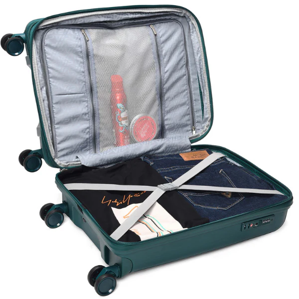 VIP Locus-Max 8 Wheel Hard Luggage TSA Lock Expandable Medium-67cm 3.7kg (Green) - Image 5