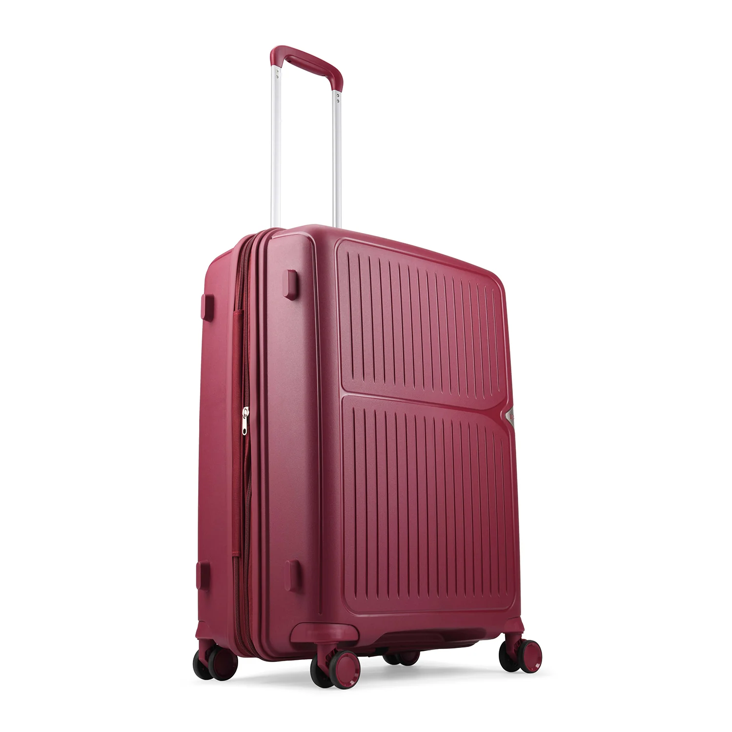 VIP Locus-Max 8 Wheel Hard Luggage TSA Lock Expandable Medium-67cm 3.7kg (MAROON) - Image 4