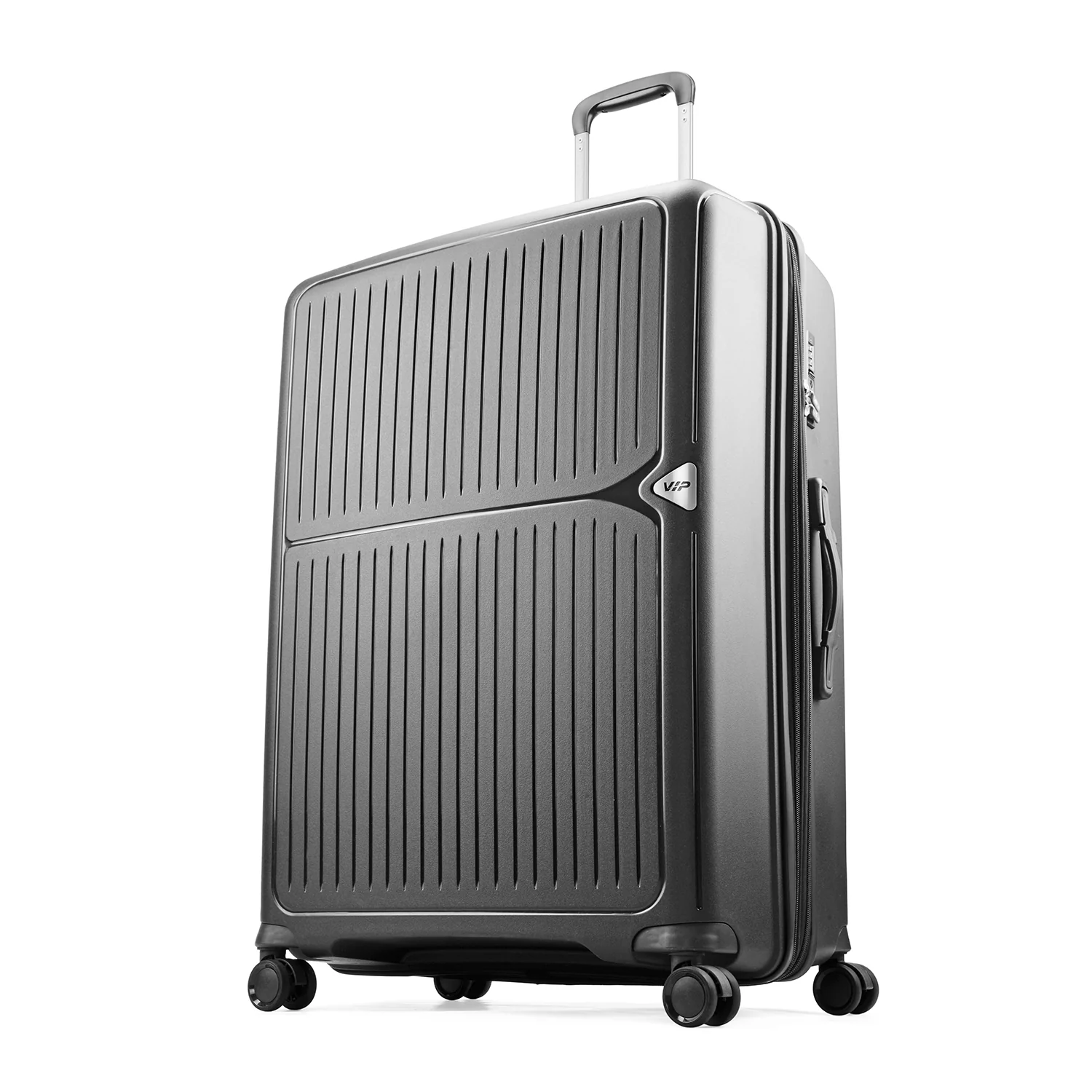VIP Locus-Max 8 Wheel Hard Luggage TSA Lock Expandable (Cabin Size) (BLACK)-3PCS SET - Image 2