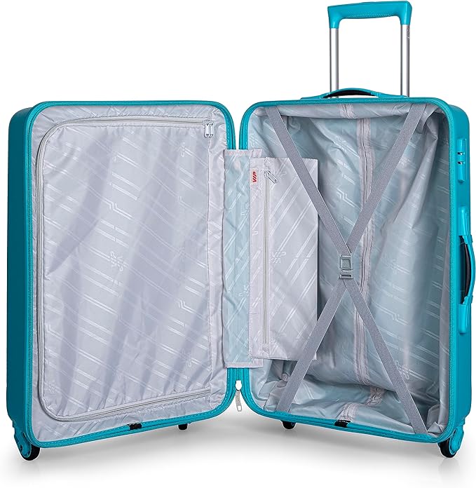 VIP Stargaze 4 Wheel Spinner Hard Luggage TSA Lock (Check-In Size) Large 75cm 4.3kg 98ltr (Turquoise) - Image 5